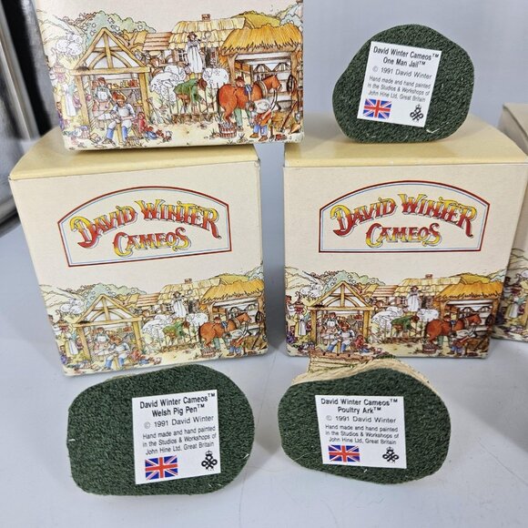 David Winter Cameos Miniature Buildings Village Mini 1991 Boxes COA UK Lot 7 - Picture 8 of 13
